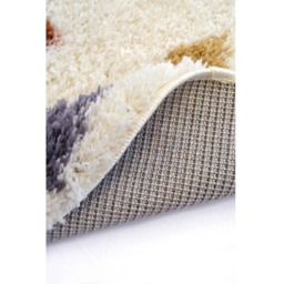 Homemaker Multicolour Snug Triangles Shaggy Round Rug 100cm - Size: 100 x 100cm - Wilko - thumbnail 4