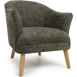 wilko Mallory Flax Effect Green Armchair - Size: Single - Shankar - thumbnail 3