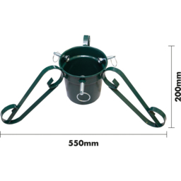 St Helens Large Ornate Real Christmas Tree Stand - Size: 210 x 450 x 450cm - Green - Wilko - thumbnail 7