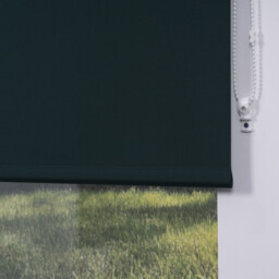 Plain Blackout Blinds Dark Green 60cm - Wilko - thumbnail 4