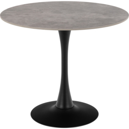 Florence Malta Grey and Black Ceramic Round Dining Table - Size: 4 Seater - Multi - Furniture To Go - Wilko - thumbnail 3