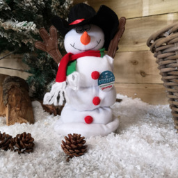 Samuel Alexander Animated Singing and Dancing Sherbert the Snowman Christmas Decoration - Size: 35 x 20 x 20cm - White - Wilko - thumbnail 5