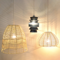 Tamar White Pendant Light - Size: 32 x 21 x 32cm - Wilko - thumbnail 3