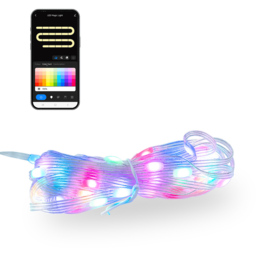 ValueLights Smart App-Control RGBIC IP65 Outdoor and Indoor String Rope Light 5m - Size: 500 x 13.5 x 32.5cm - White - Wilko - thumbnail 3