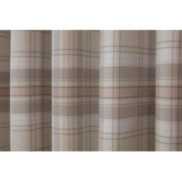 Divante Hatfield Natural Check Blackout Curtains 229cm - Size: W 228 x D 228cm - Wilko - thumbnail 4