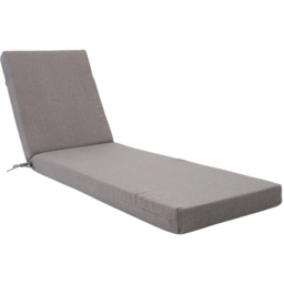 Living and Home Grey Outdoor Sun Lounge Chair Cushion 71 x 112 x 54cm - Size: 8 x 54 x 183cm - Wilko