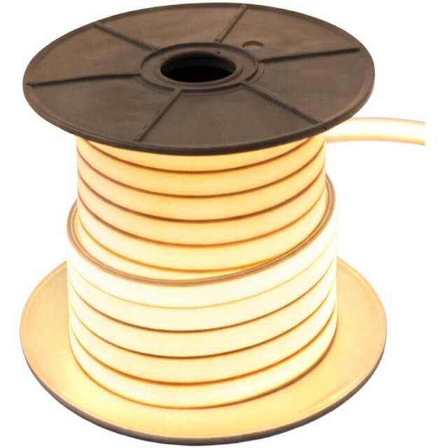 ENER-J 24V Warm White Silicon Neon Strip with Clips and Connector Cable 30m - Size: 100 x 100 x 3000cm - ENERJ - Wilko - image 1
