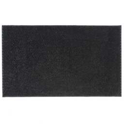 JVL Condor Rubber Scraper Door Mat 45 x 75cm - Black - JVL Homewares - Wilko - thumbnail 1