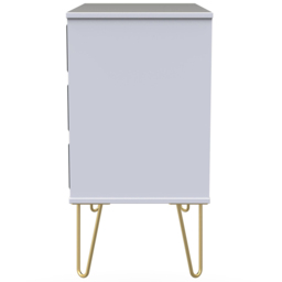 Crowndale Cube 3 Drawer Matt Indigo and White Chest of Drawers Ready Assembled - Blue - Wilko - thumbnail 5
