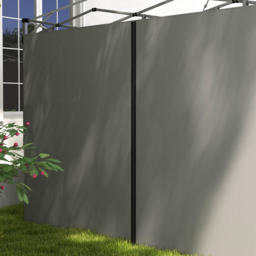 Outsunny 2 x 3m Light Grey Gazebo Replacement Side Panel with Zipped Door 2 Pack - Size: 37 x 30 x 10cm - Wilko - thumbnail 4