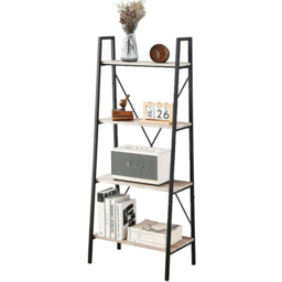 Natural 4 Shelf Ladder Bookcase - Cream - MCC - Wilko - thumbnail 4