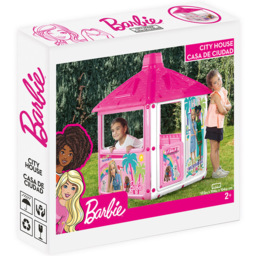 Dolu 4 Seater Kids Pink Licensed Barbie Picnic Table - Size: 42 x 79 x 69cm - Wilko - thumbnail 4