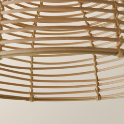 ValueLights Lobster Cream Pot Basket Weave Pendant Shade - Size: 24 x 31 x 31cm - Wilko - thumbnail 5