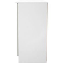 Crowndale Contrast 3 Door Grey Matt and White Sideboard Ready Assembled - Size: 79 x 110 x 39cm - Grey Matt & White - Wilko - thumbnail 3