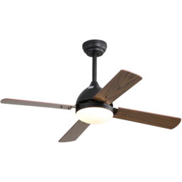 Living and Home Brown Adjustable Ceiling Fan with Light - Size: 106 x 106 x 50cm - Wilko