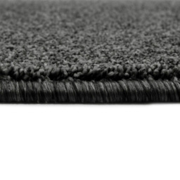 Relay Charcoal Round Rug 200cm - Size: 200 x 200cm - Grey - Homemaker - Wilko - thumbnail 5