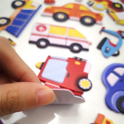Walplus Toy Transportation Double Sided Reusable Foam Window Sticker 50 Piece - Size: 0.3 x 30 x 55cm - Multi - Wilko - thumbnail 7