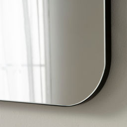 Yearn Black Soho Curved Arch Overmantle Mirror 70 x 92cm - Wilko - thumbnail 4