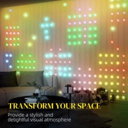 Portland Smart LED Fairy Light Curtain 3 x 3m - Clear - Wilko - thumbnail 4