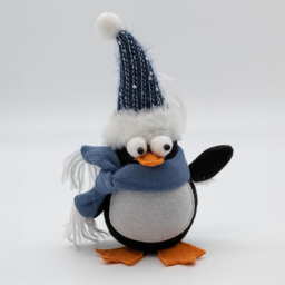 Marco Paul Blue Puppa Penguin Christmas Tree Decoration - Size: 18 x 13 x 5cm - Wilko - thumbnail 3