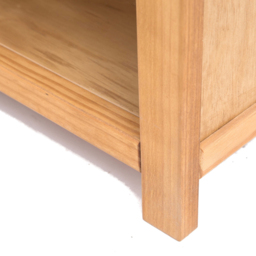 Lugo 5 Shelf Waxed Bookcase - Wood - Wilko - thumbnail 7