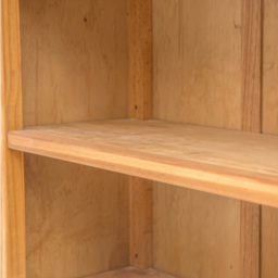 Lugo 5 Shelf Waxed Bookcase - Wood - Wilko - thumbnail 6