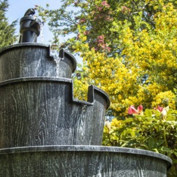 Gardenkraft 3 Tier Antique Silver Barrel Water Feature - Size: 56 x 56 x 100cm - Wilko - thumbnail 5