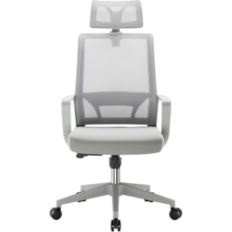 TTAP Cambridge Plus Grey Mesh Swivel Office Chair - Size: 121 x 60 x 60cm - Wilko - thumbnail 5