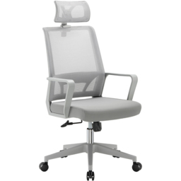 TTAP Cambridge Plus Grey Mesh Swivel Office Chair - Size: 121 x 60 x 60cm - Wilko - thumbnail 3