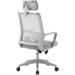 TTAP Cambridge Plus Grey Mesh Swivel Office Chair - Size: 121 x 60 x 60cm - Wilko - thumbnail 4