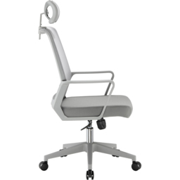 TTAP Cambridge Plus Grey Mesh Swivel Office Chair - Size: 121 x 60 x 60cm - Wilko - thumbnail 6