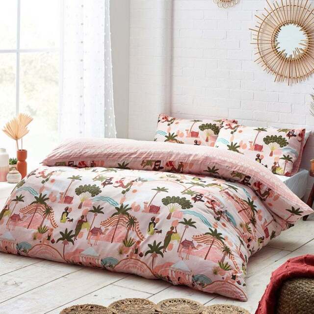 furn. Nalani Double Sand Duvet Cover Set - Multi - Wilko - image 1