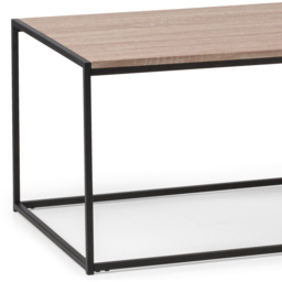 Julian Bowen Tribeca Sonoma Oak Coffee Table - Size: 60 x 110 x 45cm - Black - Wilko - thumbnail 5