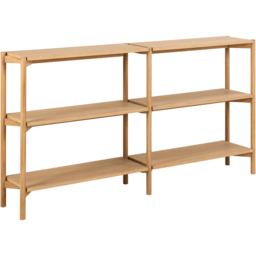 Florence Braidwood 2 Shelf Oak Bookcase - Brown - Furniture To Go - Wilko - thumbnail 3