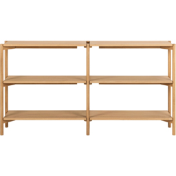 Florence Braidwood 2 Shelf Oak Bookcase - Brown - Furniture To Go - Wilko - thumbnail 4
