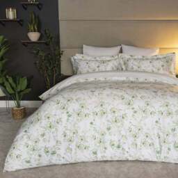Serene Milena Super King Size Floral 300 Thread Count Duvet Cover Set - Multi - Wilko