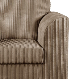 Luxor Single Seater Coffee Jumbo Cord Armchair - Cream - Wilko - thumbnail 5