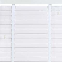Cotton White Ashwood Venetian Blind 90cm - Wilko