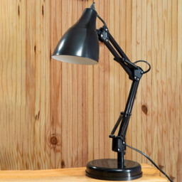 Premier Housewares Finley Black Desk Lamp - Size: 16 x 18 x 47cm - Wilko - thumbnail 3