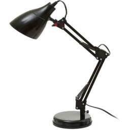 Premier Housewares Finley Black Desk Lamp - Size: 16 x 18 x 47cm - Wilko