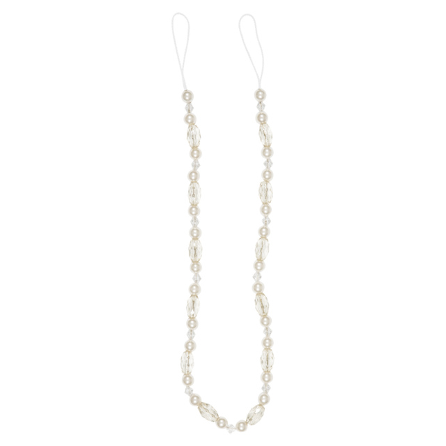 Alicante Cream Beaded Curtain Tieback - Wilko - image 1
