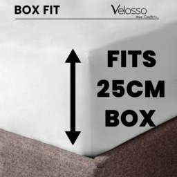 Velosso Microfibre King Size White Fitted Sheet - Wilko - thumbnail 6