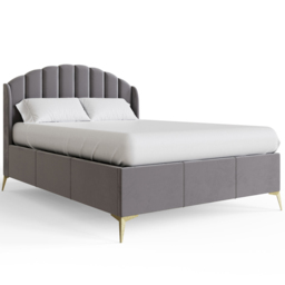 GFW Pettine End Lift Double Grey Ottoman Bed - Wilko - thumbnail 3