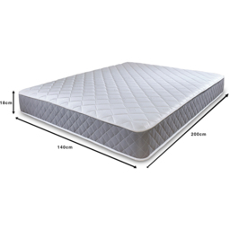 Extreme Comfort Cooltouch European Double Diamond Grey Foam Free Open Coil Spring Mattress - eXtreme comfort ltd - Wilko - thumbnail 5