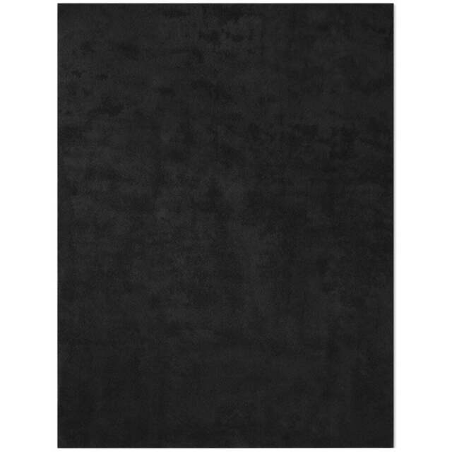 tectake Zonelle Black Short Pile Ultra Soft Rug 200 x 140cm - Size: 1 x 60 x 95cm - Clear - Wilko - image 1