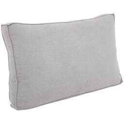 Living and Home Light Grey Soft Corduroy Cushion 53 x 80cm - Size: 15 x 80 x 53cm - Wilko