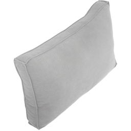 Living and Home Light Grey Soft Corduroy Cushion 53 x 80cm - Size: 15 x 80 x 53cm - Wilko - thumbnail 5