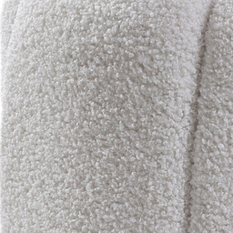 Living and Home White Round Teddy Fabric Footstool - Wilko - thumbnail 7