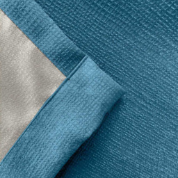 Enhanced Living Matrix Teal Thermal Pencil Pleat Readymade Curtains 229 x 229cm - Blue - Wilko - thumbnail 5