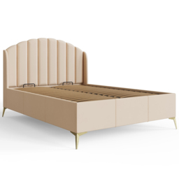 GFW Pettine Double Pink End Lift Ottoman Storage Bed - Size: Small Double - Wood - Wilko - thumbnail 4